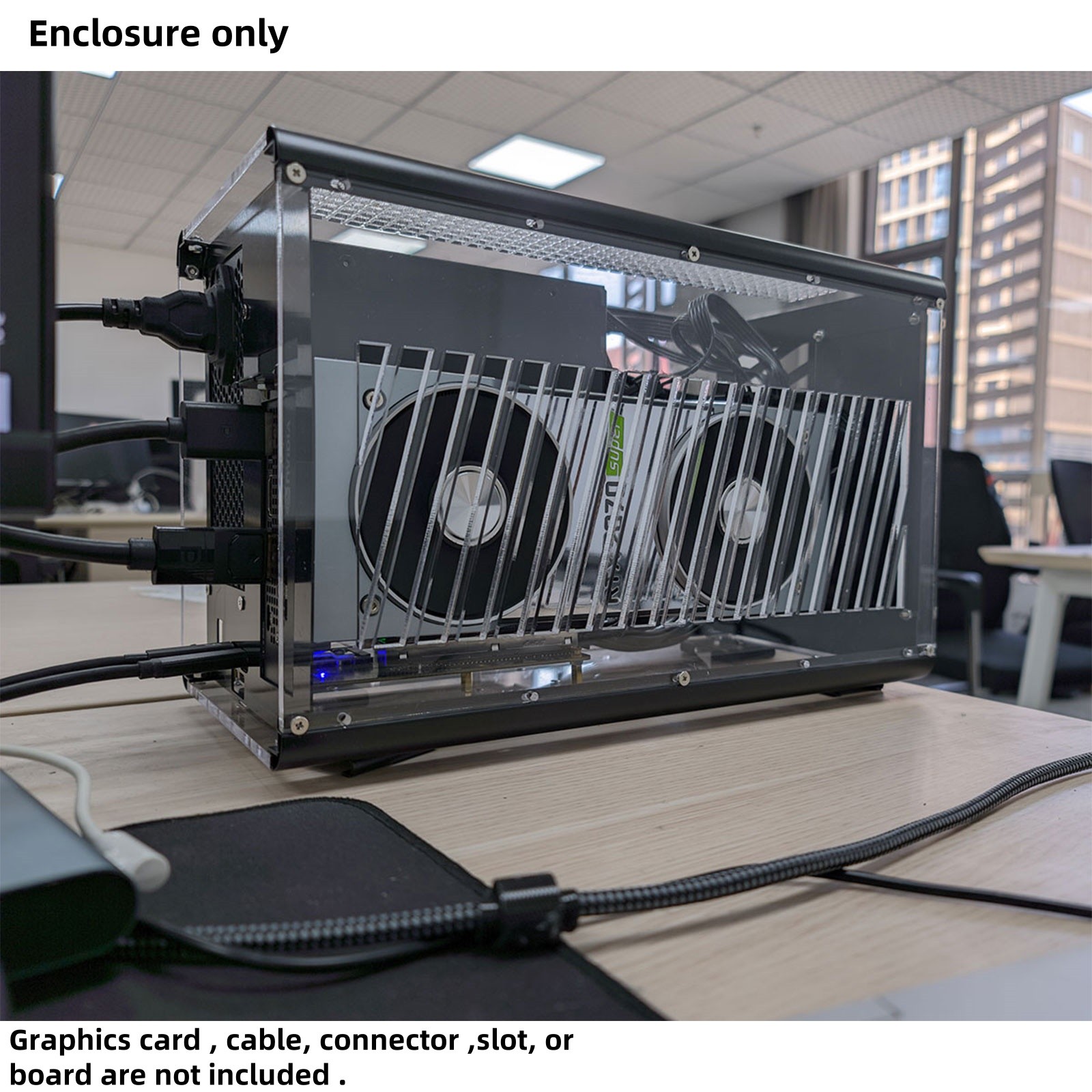Mini EGPU External GPU Box Graphics Card Box for Thunderbolt GPU Dock SDI