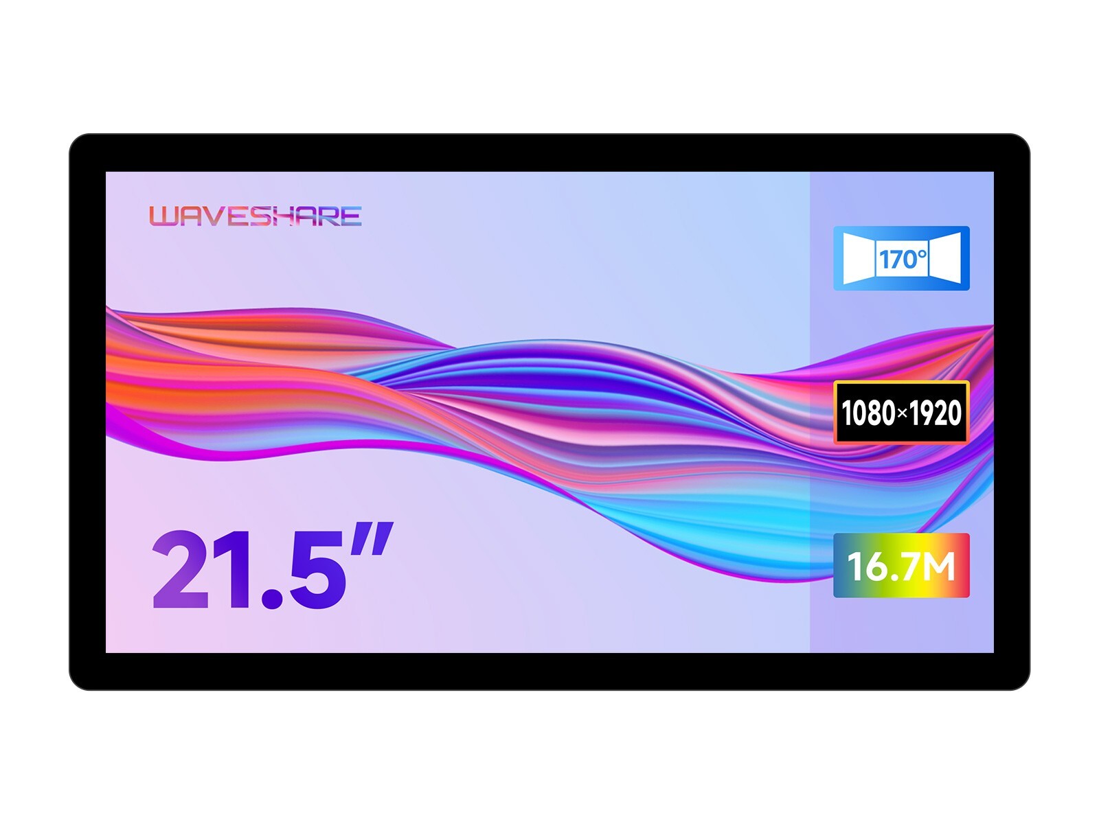 21.5in Capacitive Touch Display 1080×1920 Full HD Optical Bonding Toughened