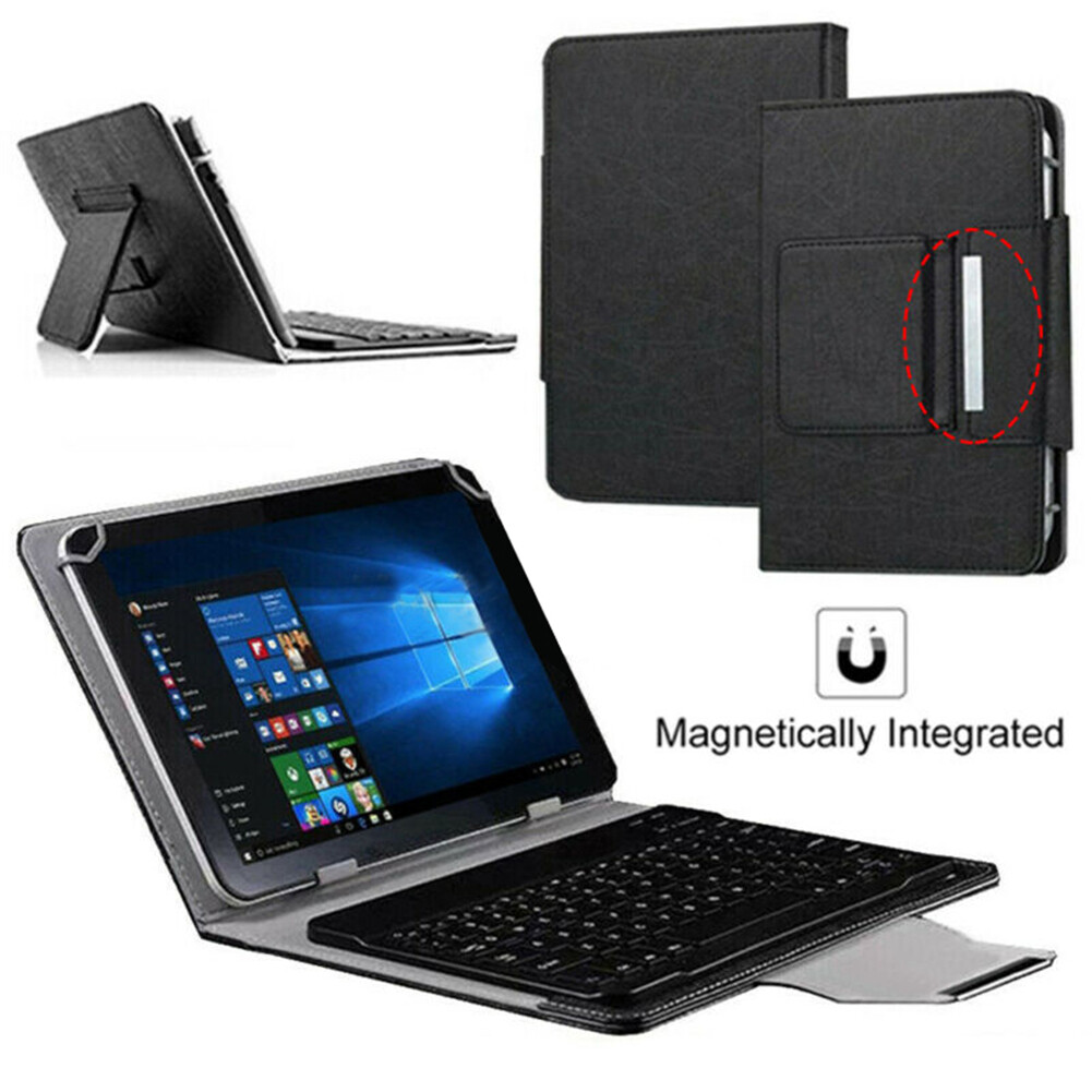 For Amazon Kindle Fire 7 HD 8 10 Tablet 2023 Leather Keyboard Stand Case Cover