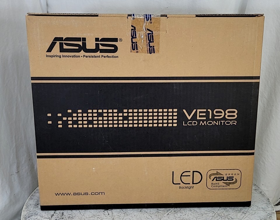 NEW SEALED BOX ASUS VE198 VE198T LCD Monitor 19" DVI VGA