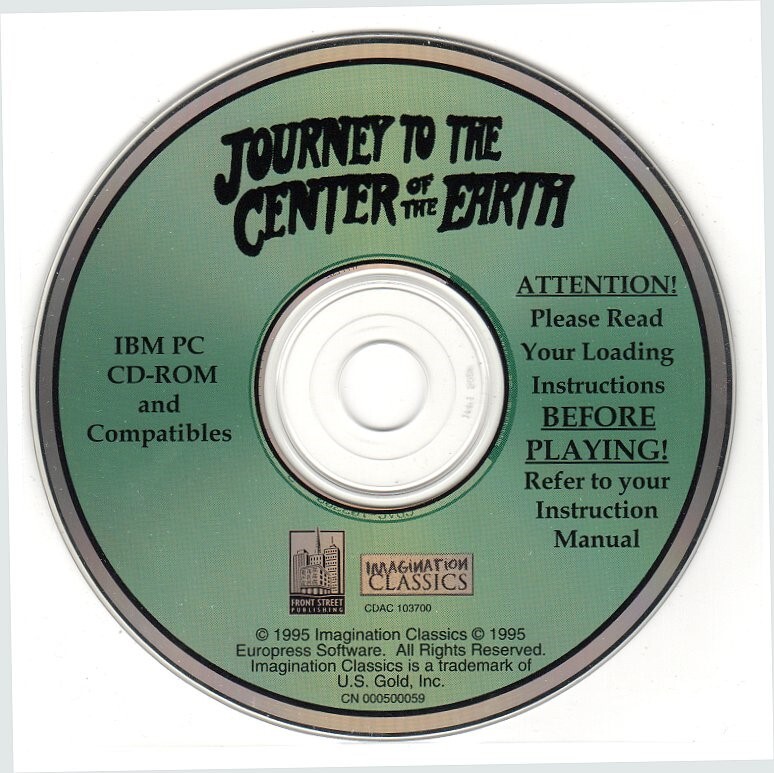 Journey to the Center of the Earth (Ages 8+) (PC-CD, 1995) - NEW CD in SLEEVE