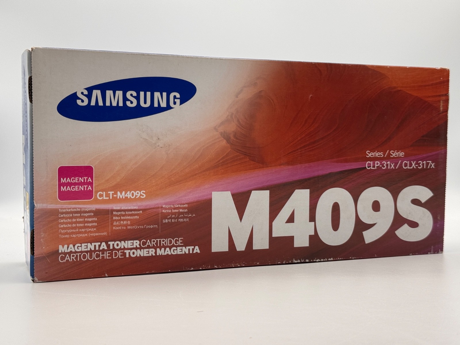 Genuine Samsung CLT-M409S Magenta Toner for CLP-31x Sealed Box