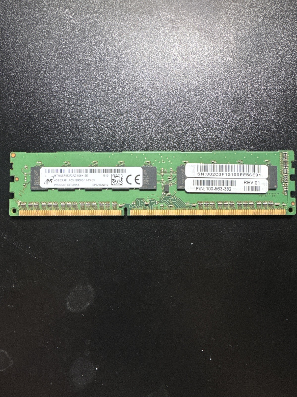 Micron 4GB 2Rx8 PC3L-12800E-11-13-E3 ECC RAM