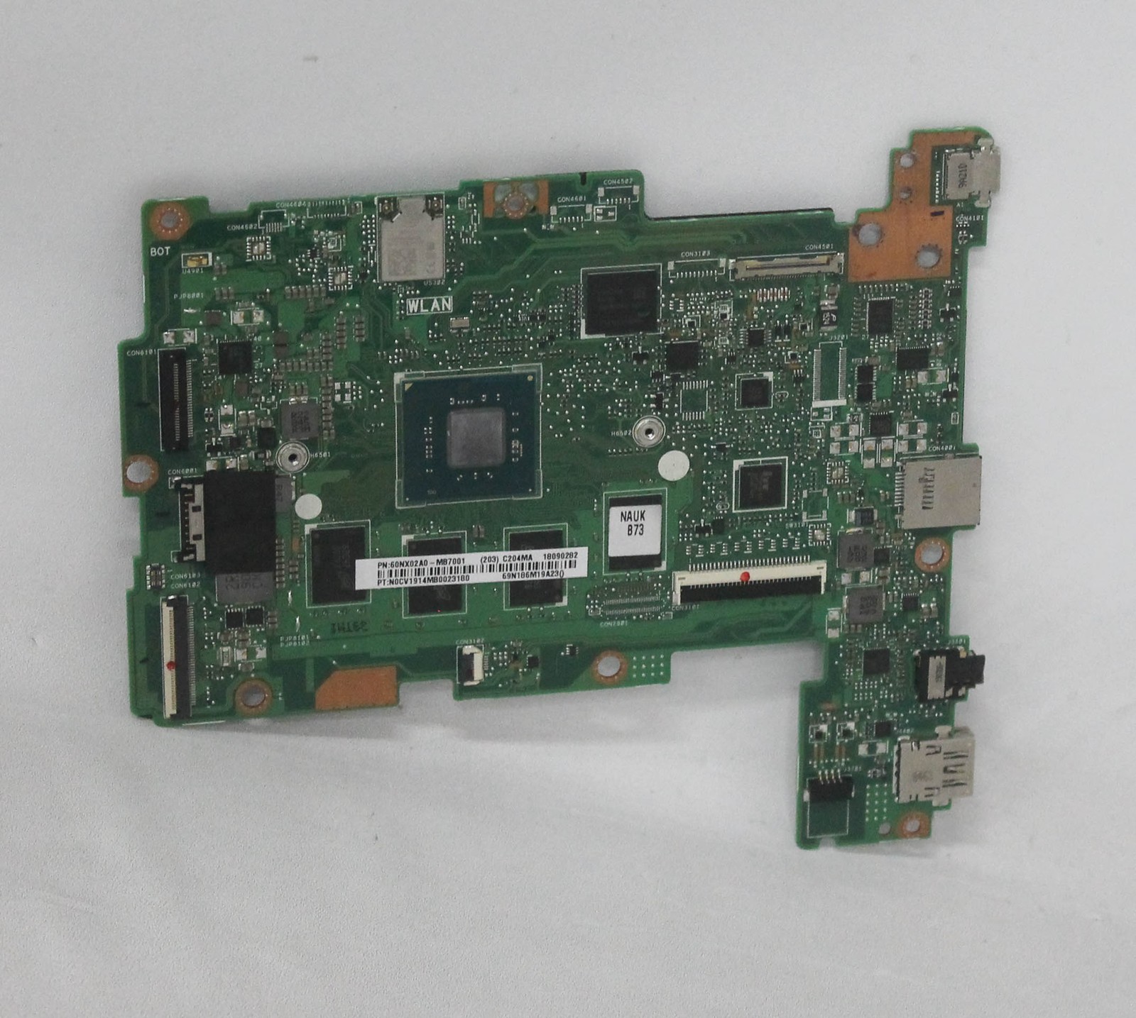 60NX02A0-MB7001 Asus Motherboard Intel Celeron N4000 1.1Ghz 4G C204Ma "GRADE A"