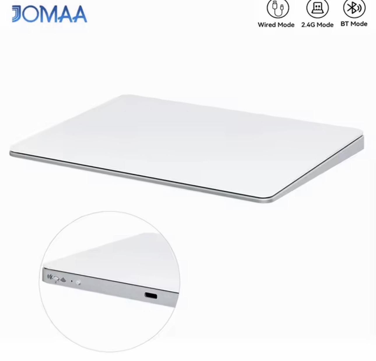 New JOMAA Upgraded Wireless Bluetooth Pc Trackpad Glass Surface w Multi-Touch
