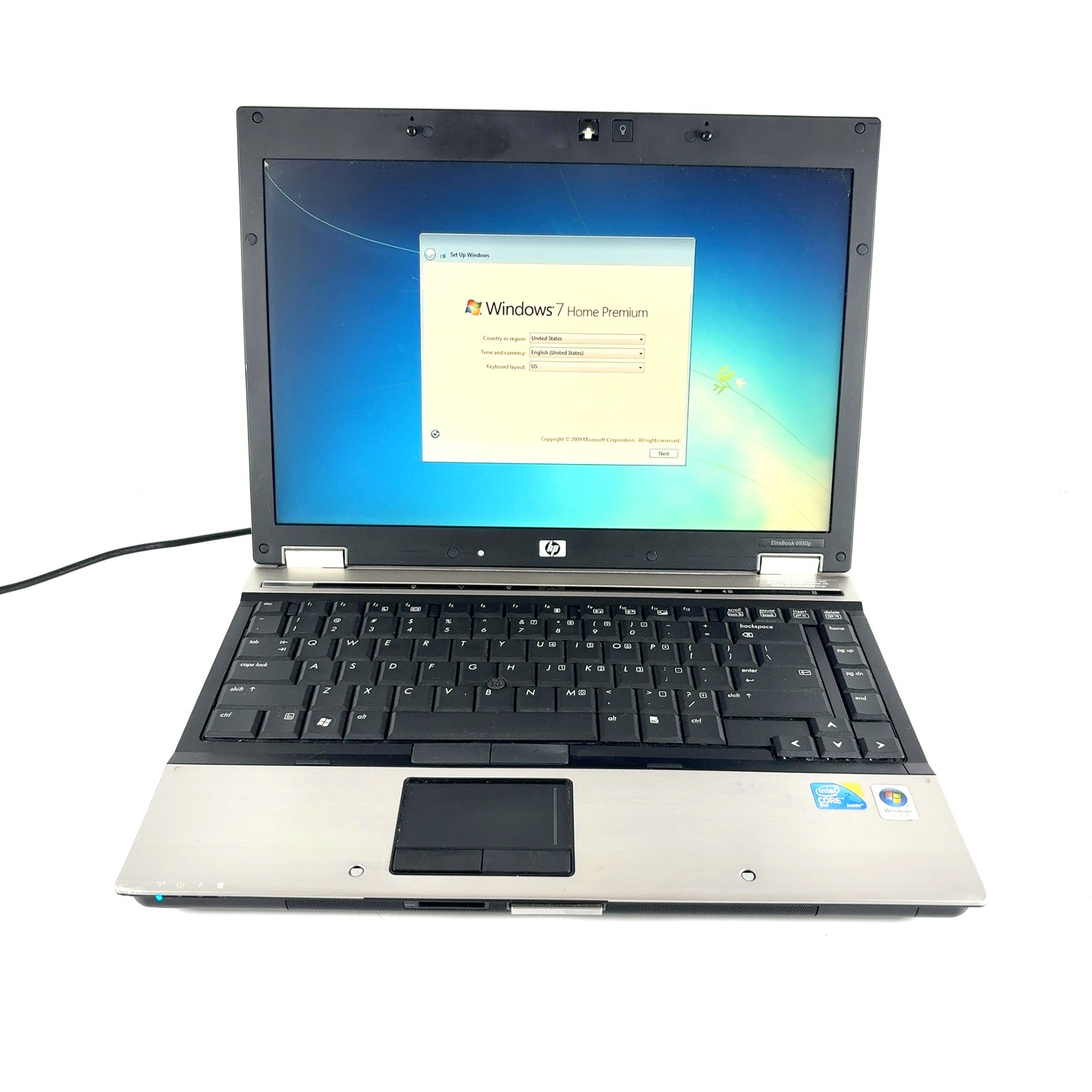 HP EliteBook 6930P 14" HD 2.53GHz Core 2 Duo P8700 4GB RAM 150GB HDD Windows 7