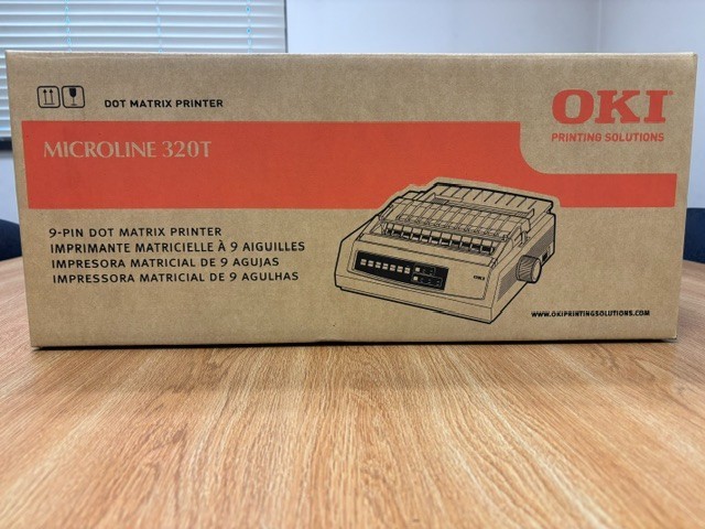 Brand New Oki MICROLINE 320 Turbo Mono Dot Matrix Printer USB