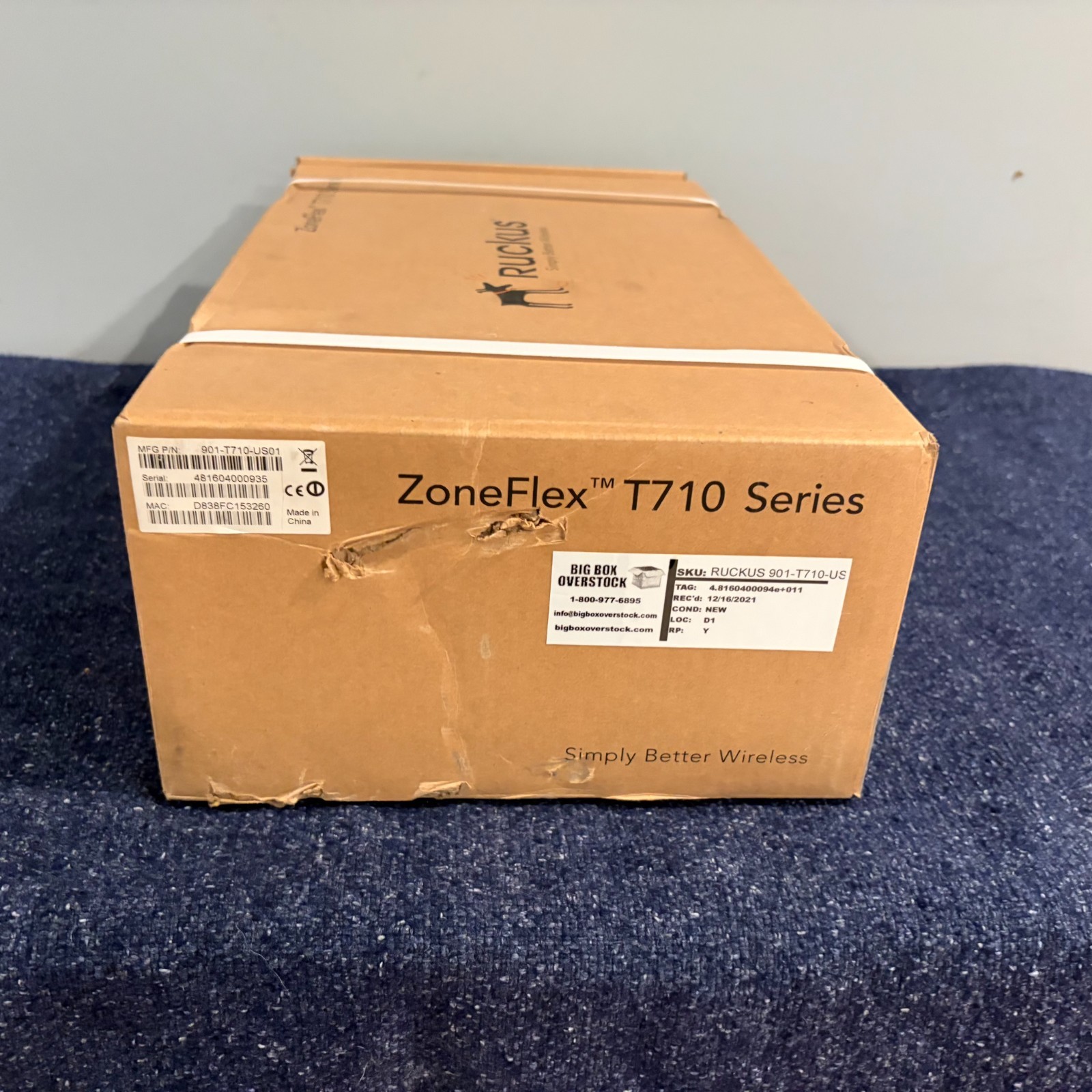 Ruckus UNLEASHED T710 Outdoor 802.11ac Wave 2 4x4:4 Wi-Fi Access Point - NEW