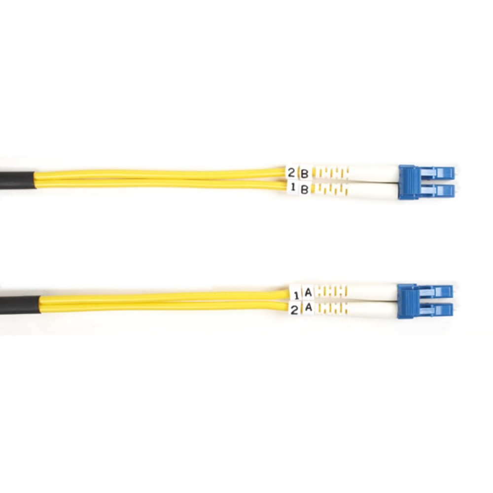 BLACK BOX FOSM-003M-LCLC Os2 9/125 Singlemode Fiber Optic Patch Cable Ofnr Pvc