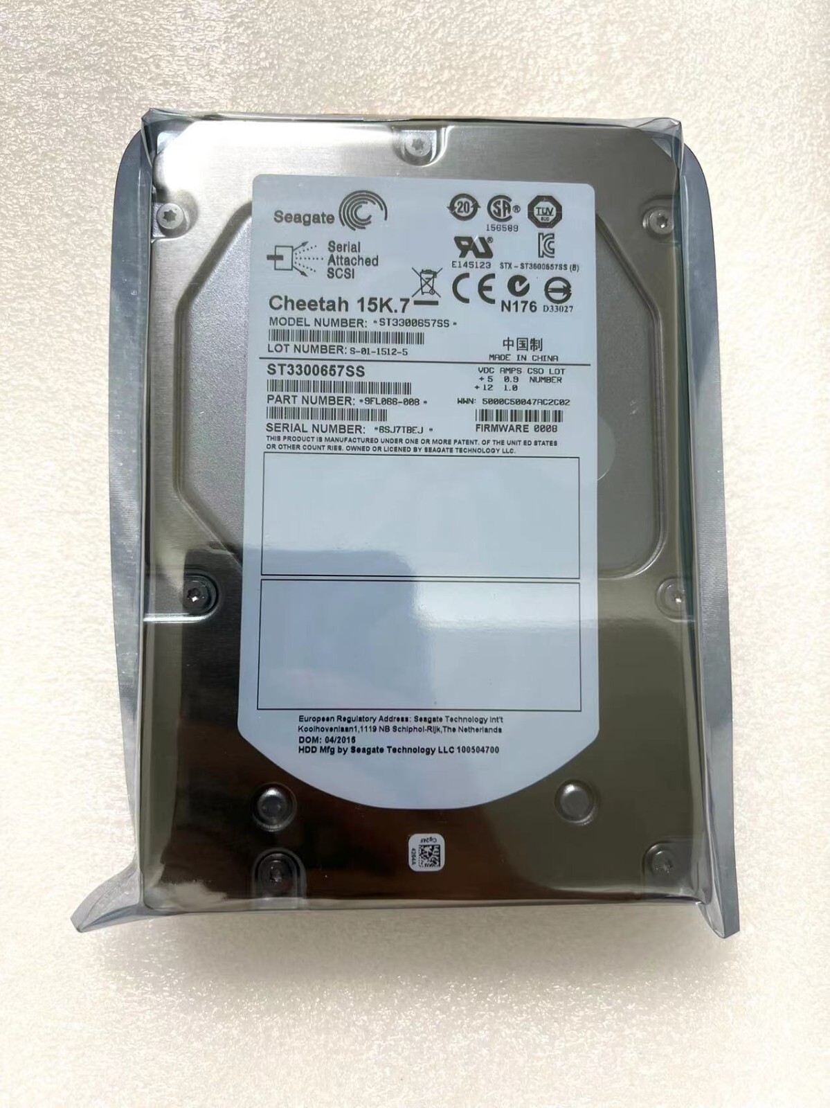 Compatible Seagate Cheetah 15K.7 ST3300657SS 300GB 15K 16MB SAS 6Gb/s 3.5 HDD