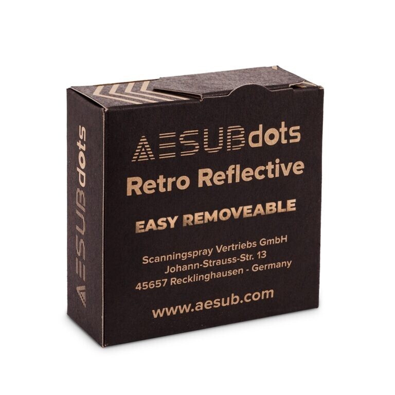 AESUB dots Retro Reflective Easy Removable 3mm