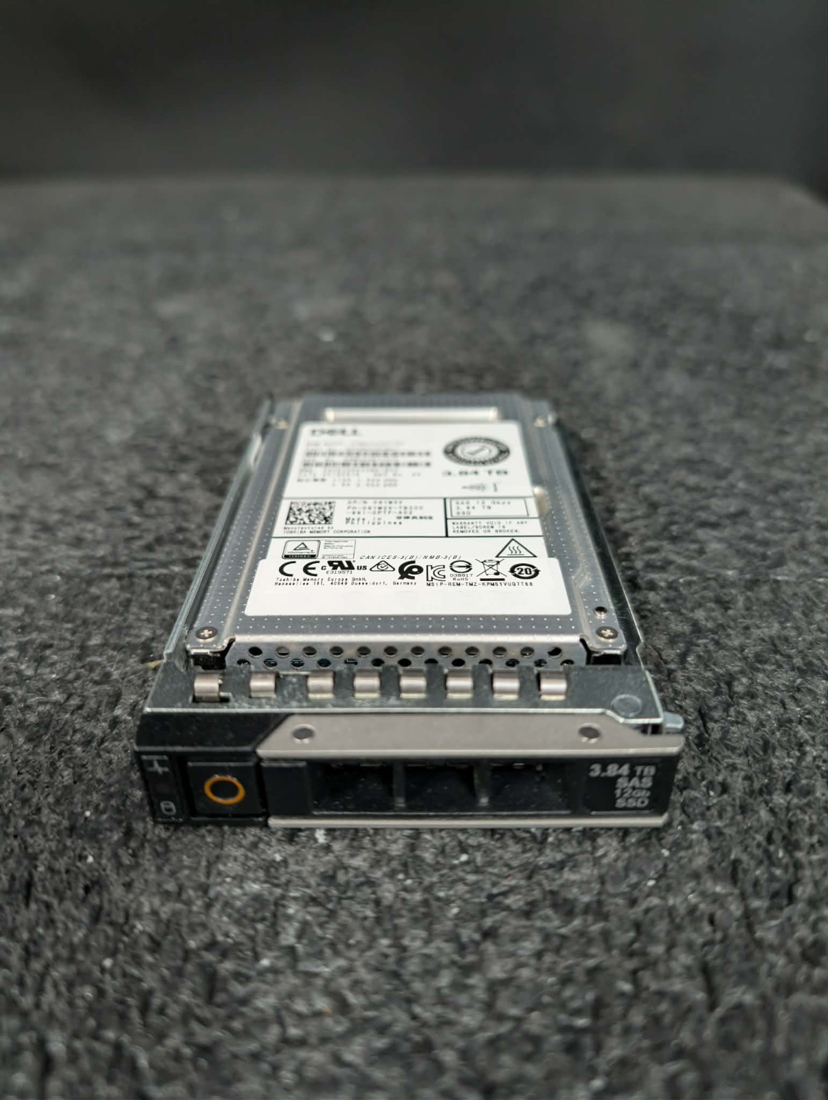 Dell EMC 91W3V KPM5XVUG3T84 3.84TB 12Gbps 512e SAS 2.5" SSD Solid State Drive
