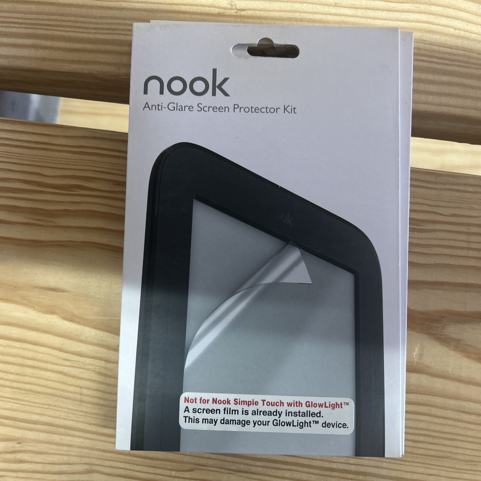 NIP Nook 2nd Edition Anti-glare Screen Protector Kit Barnes & Noble
