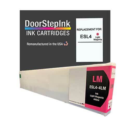 DoorStepInk Compatible Ink Cartridges For Roland ESL4-4 Light Magenta 400ML-USA
