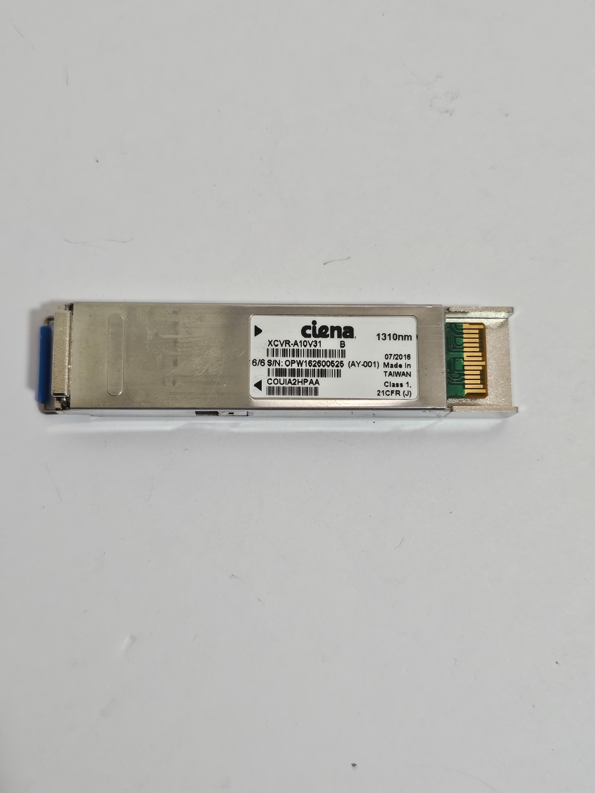 Ciena XCVR-A10V31 10GBase-LR XFP Transceiver SMF, 1310nm, 10km, LC, DOM
