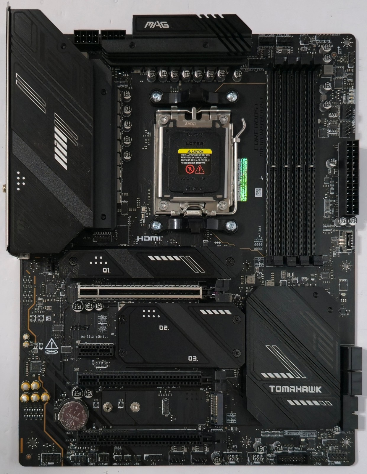 MSI MAG X670E TOMAHAWK WiFi AM5 ATX AMD Motherboard