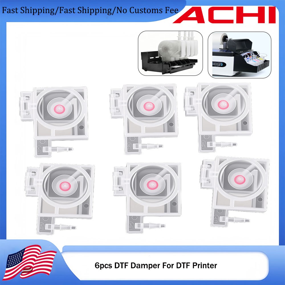 ACHI 6pcs DTF Ink Damper Support for change outfits For A3/A4 Epson DTF Printers