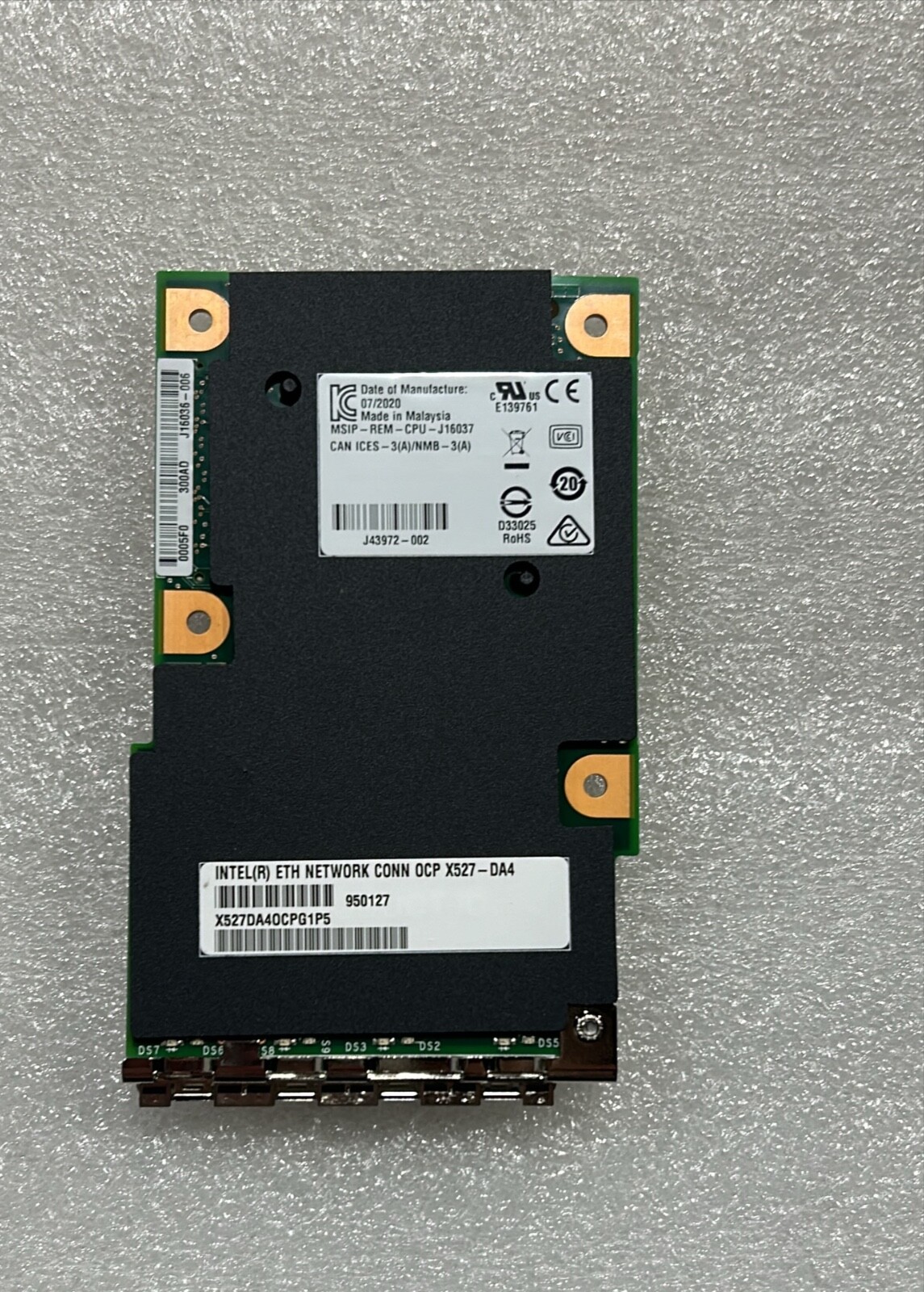 Intel X527-DA4 X527DA4OCPG1 Ethernet Network Connection OCP NEW BULK PACKAGING