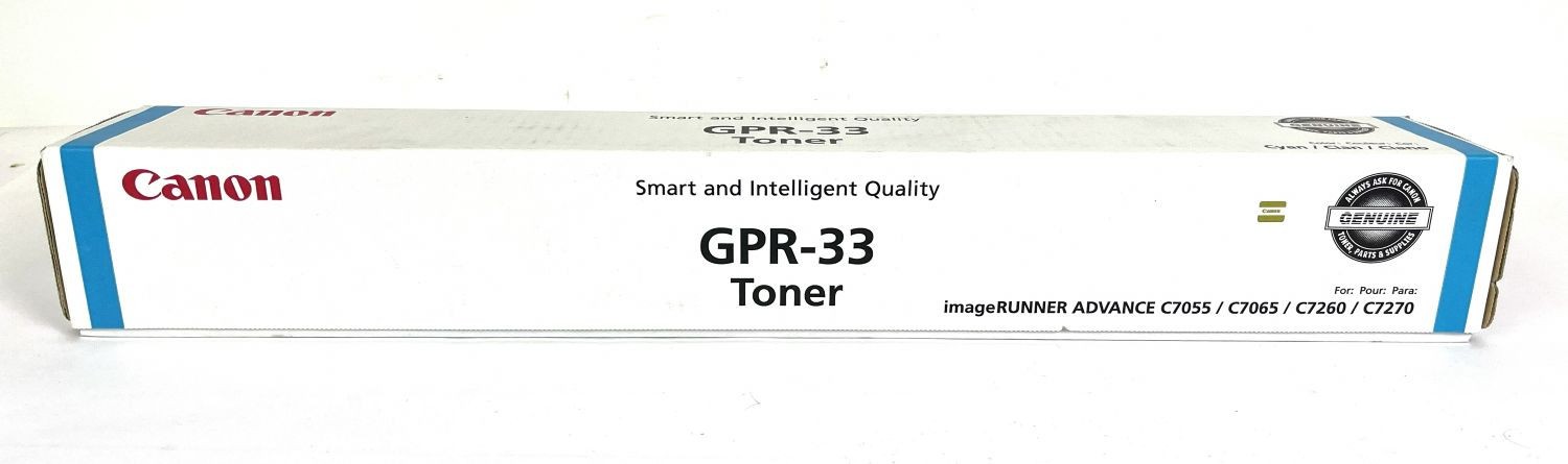 Canon GPR-33 Cyan Toner imageRUNNER ADV C7055 C7065 C7260 C7270 New Sealed