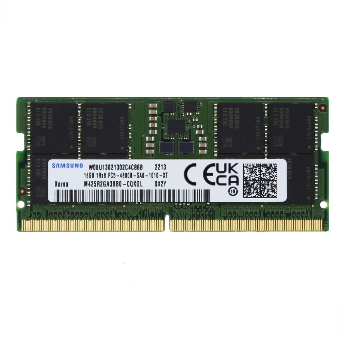 Samsung 16GB (1x16GB) DDR5-4800 SODIMM Laptop Memory RAM 4800MHz