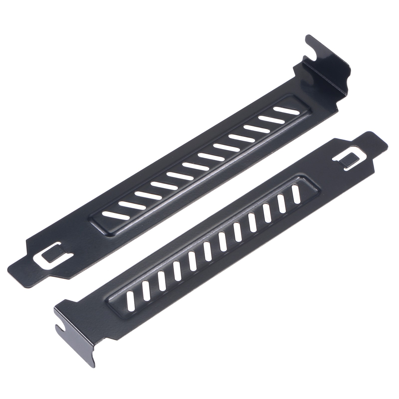 5 x PCI Slot Covers with Screws for PC Case Airflow and Dustproof Black