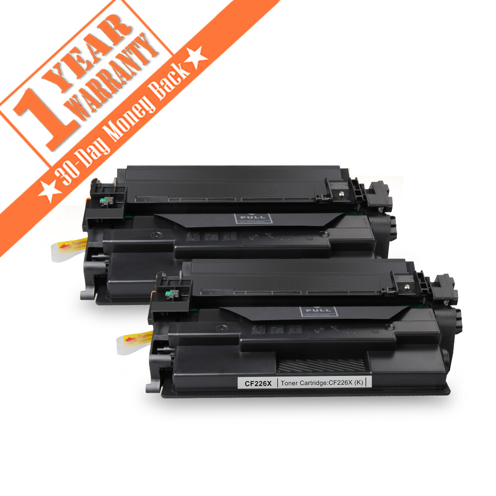 2PK For HP CF226X Black Toner Cartridge 26X LaserJet Pro M402d M426dw M426fdw