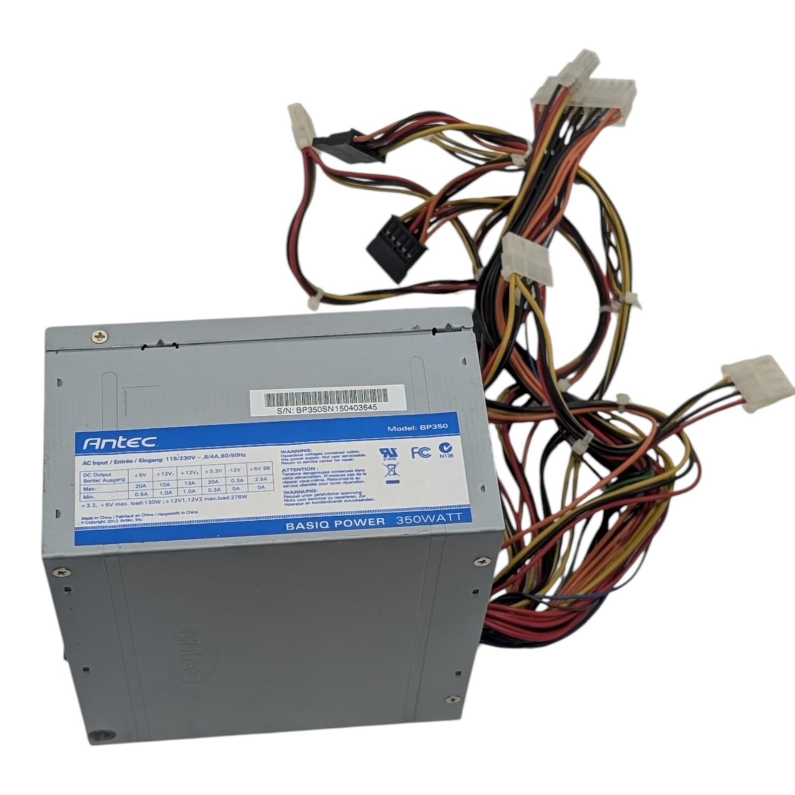 Antec Basiq BP350 350-Watt Power Supply ATX 12V SATA