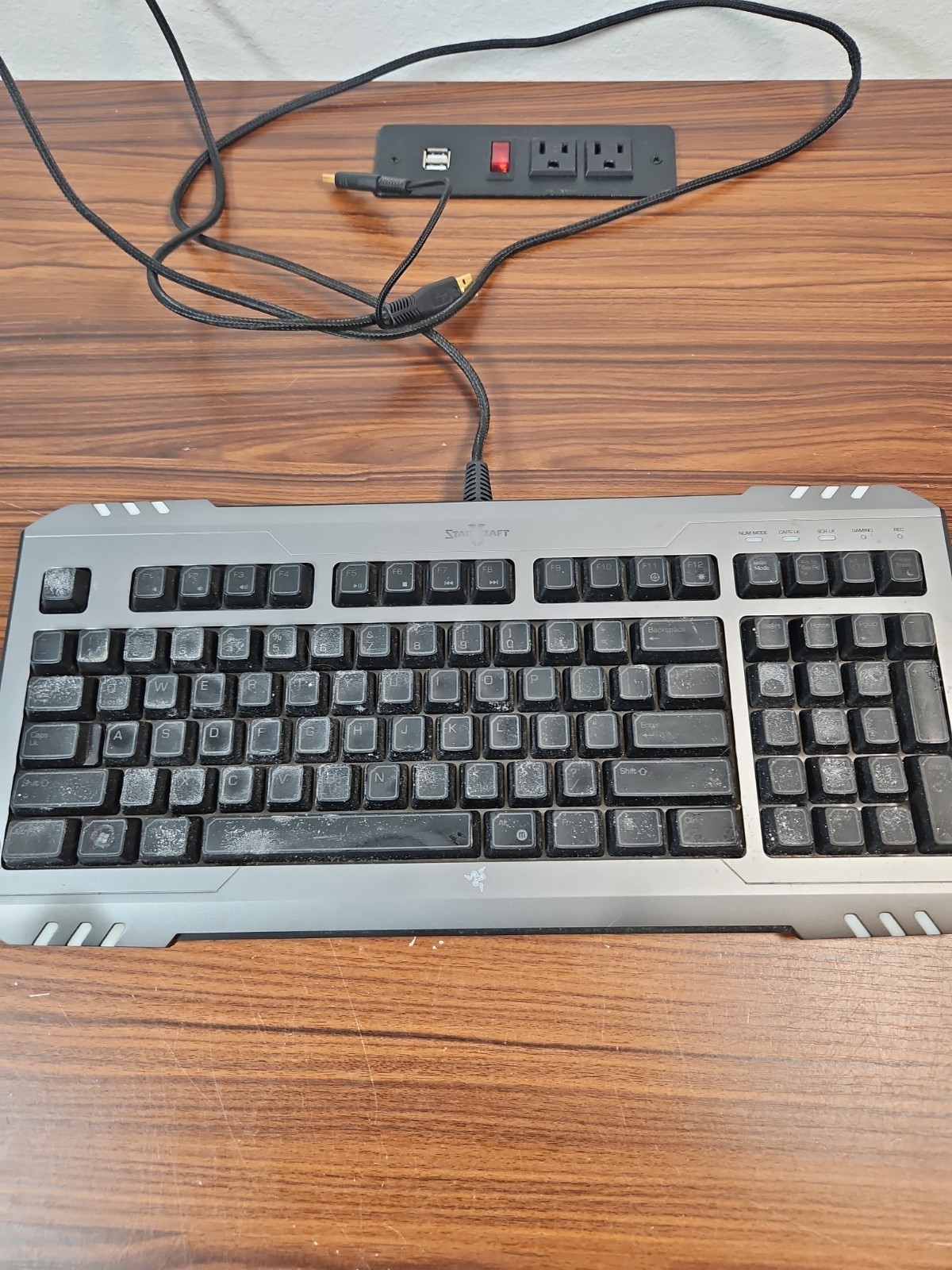 Rarw Razer Marauder Illuminated Wired USB Gaming Keyboard Black RZ03-0044