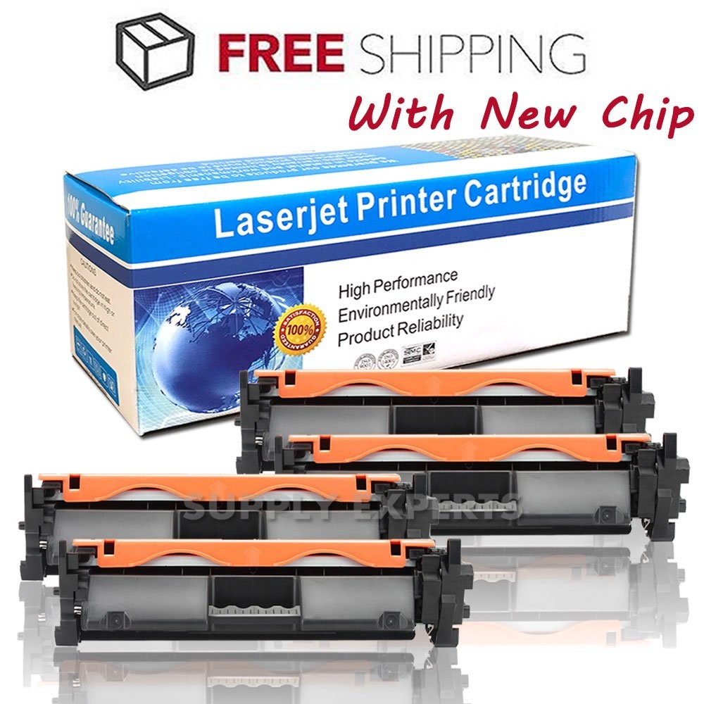 4 PK CF230A 30A Black Toner Cartridge For HP LaserJet M203dw M203dn MFP M227fdw