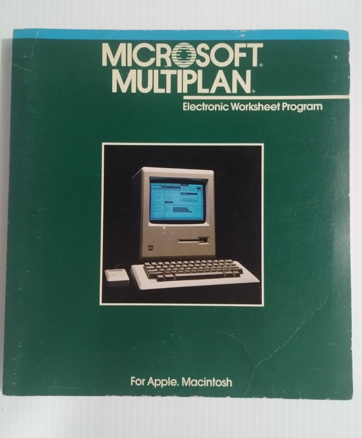 1984 MICROSOFT  MULTIPLAN Spreadsheet manual. Macintosh 128K