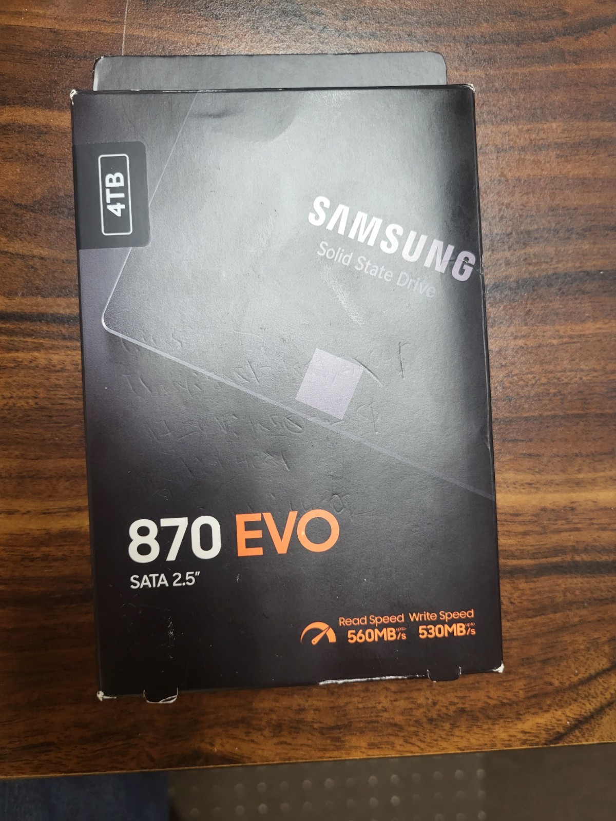 Samsung 870 EVO 4TB 2.5" SATA III Internal SSD (MZ-77E4T0B/AM)