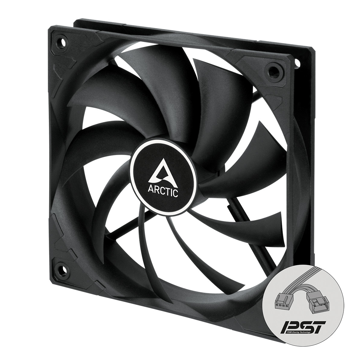 ARCTIC F12 PWM PST - 120 mm PWM PST Case Fan with PWM Sharing Technology (PST)