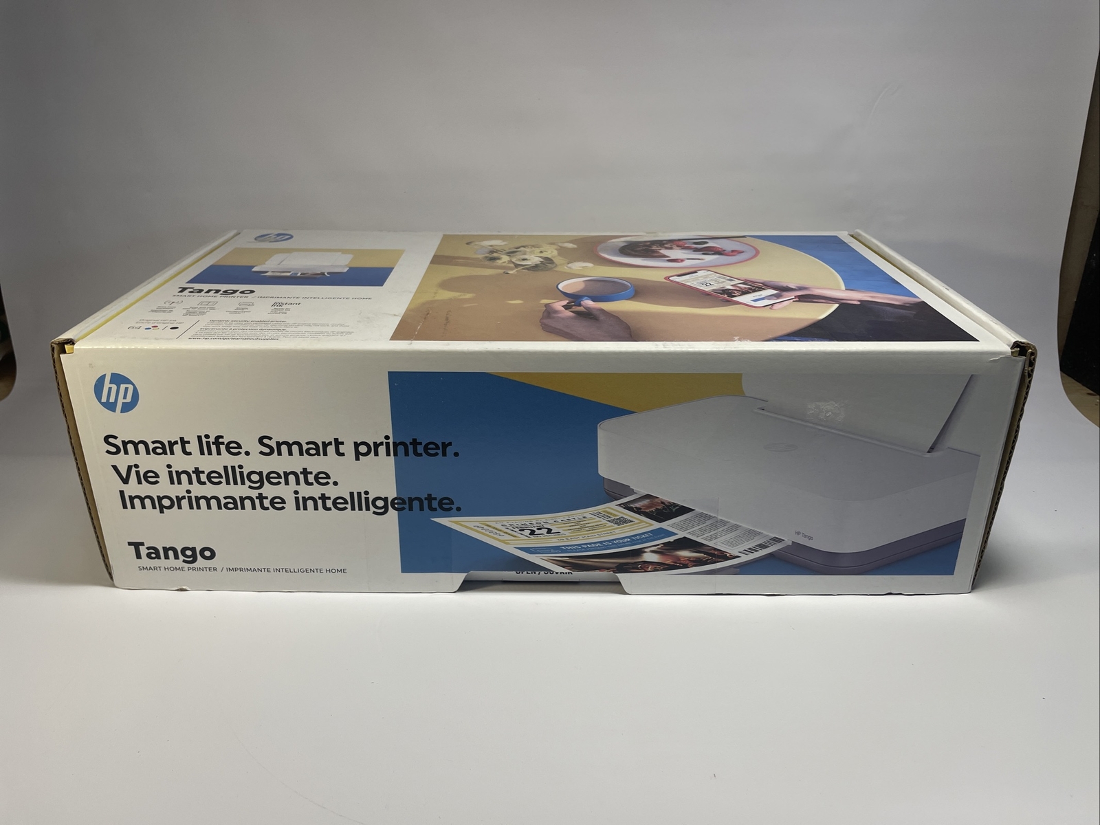 HP Tango Smart Home Wireless Inkjet All-in-One Printer - White (3DP64A#B1H)