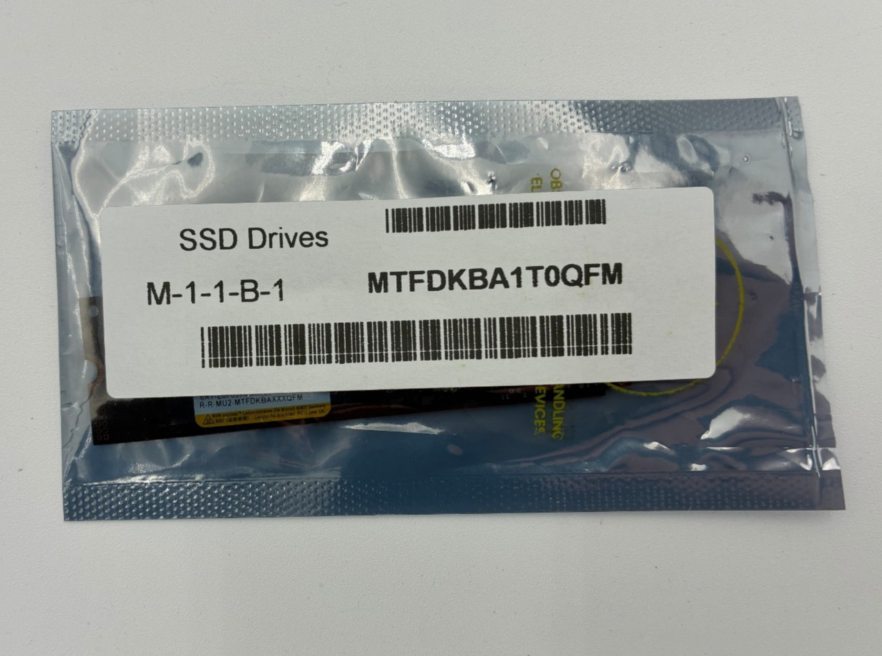 Micron MTFDKBA1T0QFM 2400E 1TB PCIe NVMe Gen4x4 SSD Drive - New