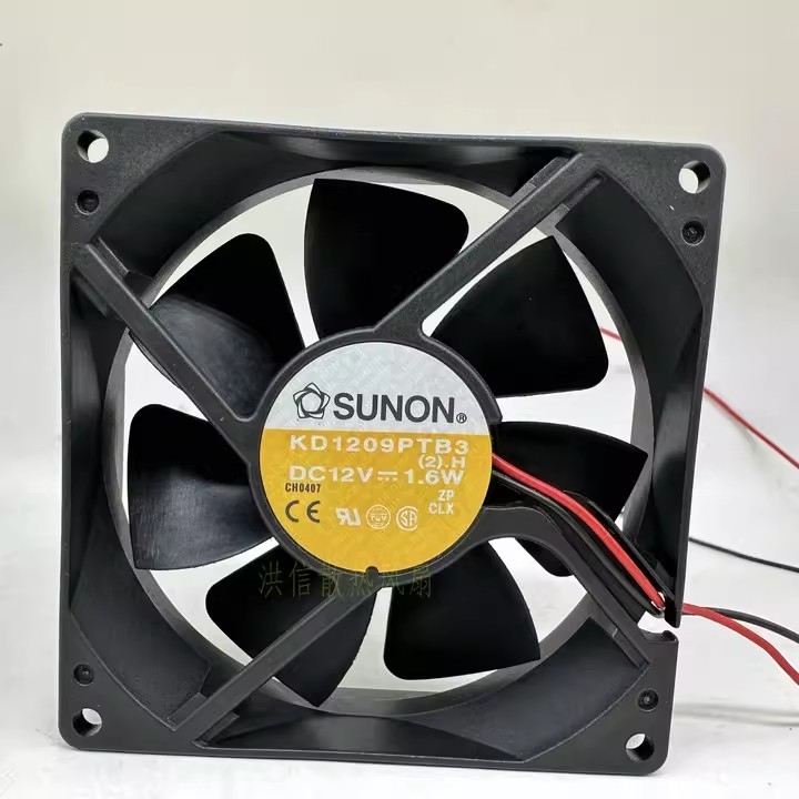 1PCS SUNON 9225 KD1209PTB3 DC12V 1.6W 9025 92x25mm Fan