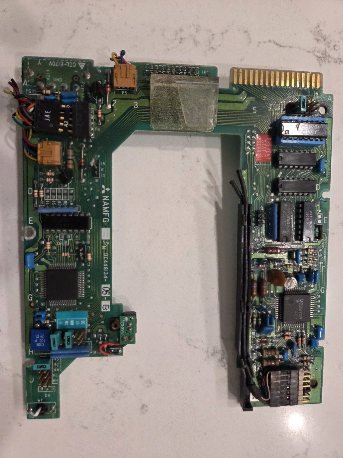 Vintage Mitsubishi M4853 5.25" Floppy Drive Logic Board NAMFG DC448134-05-B