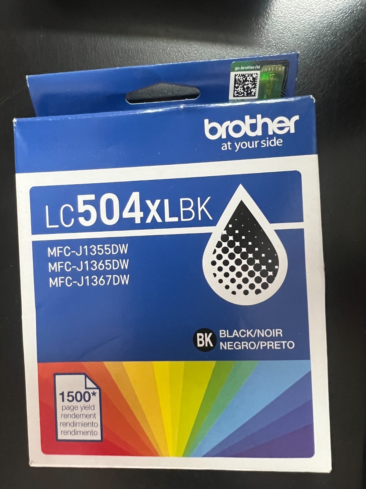 Brother LC504XLBKS INKvestment 1500 Page-Yield High-Yield Ink  Black 0161
