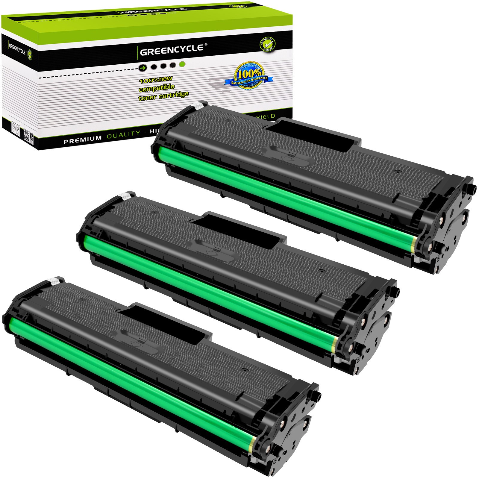 3PK MLT-D101S Toner Fits for Samsung MLTD101S SCX-3405F SCX-3406W 3406HW Printer
