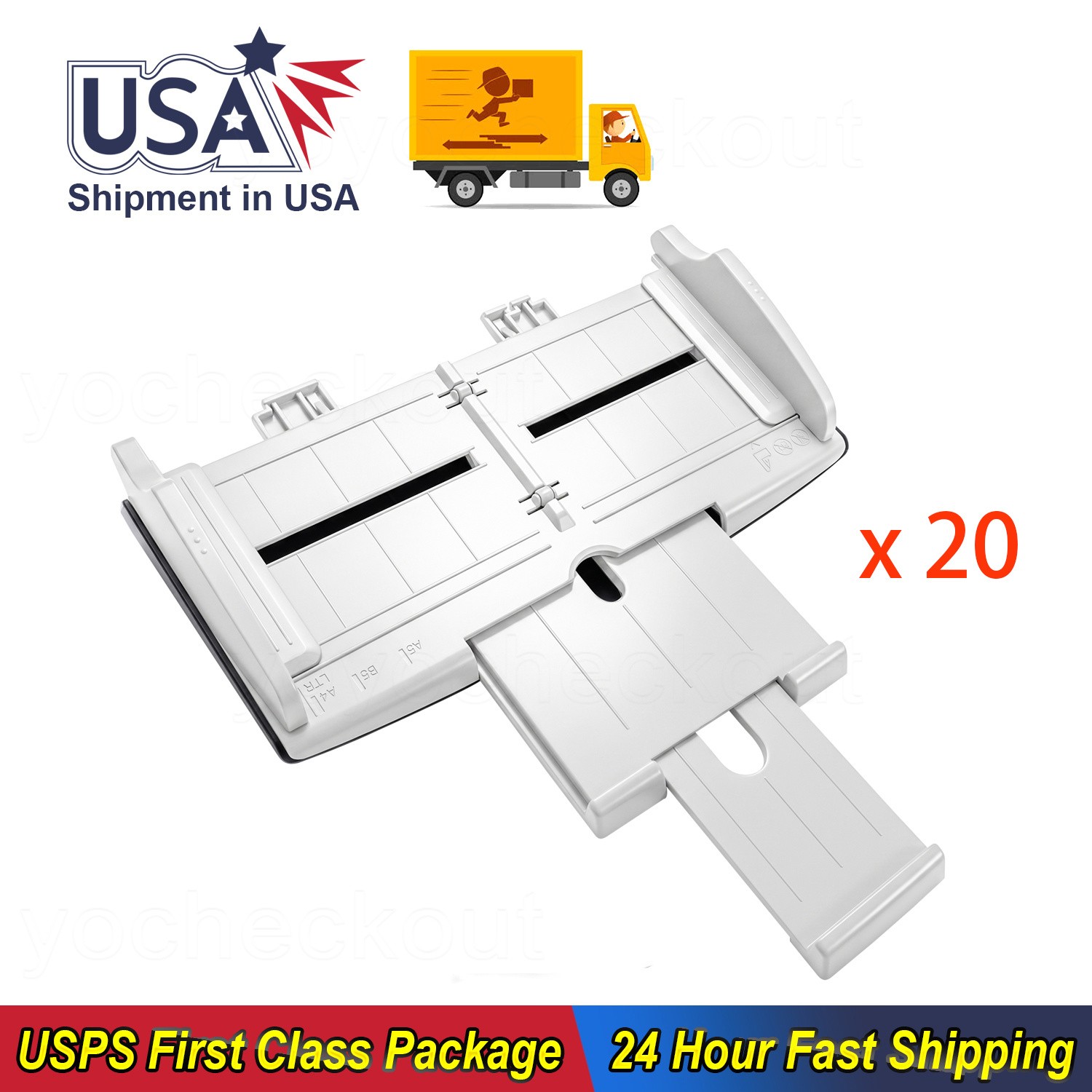 20 Pack PA03670-E985 Paper Chute Tray for Fujitsu Fi-7160 Fi-7180 Fi-7260 USA