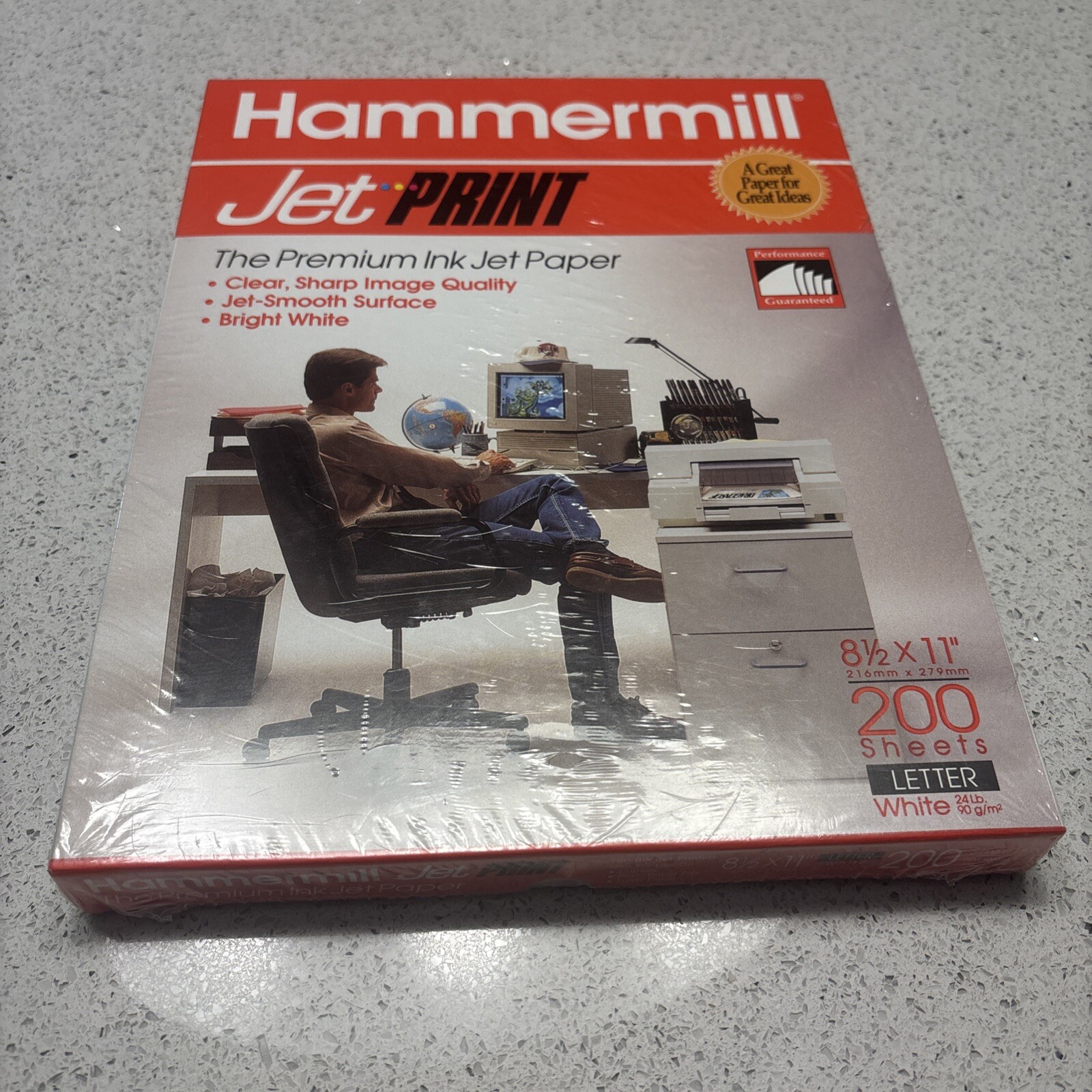 Hammermill Jet Print Premium Paper 8 1/2 x 11”  200 Sheets Bright White NEW