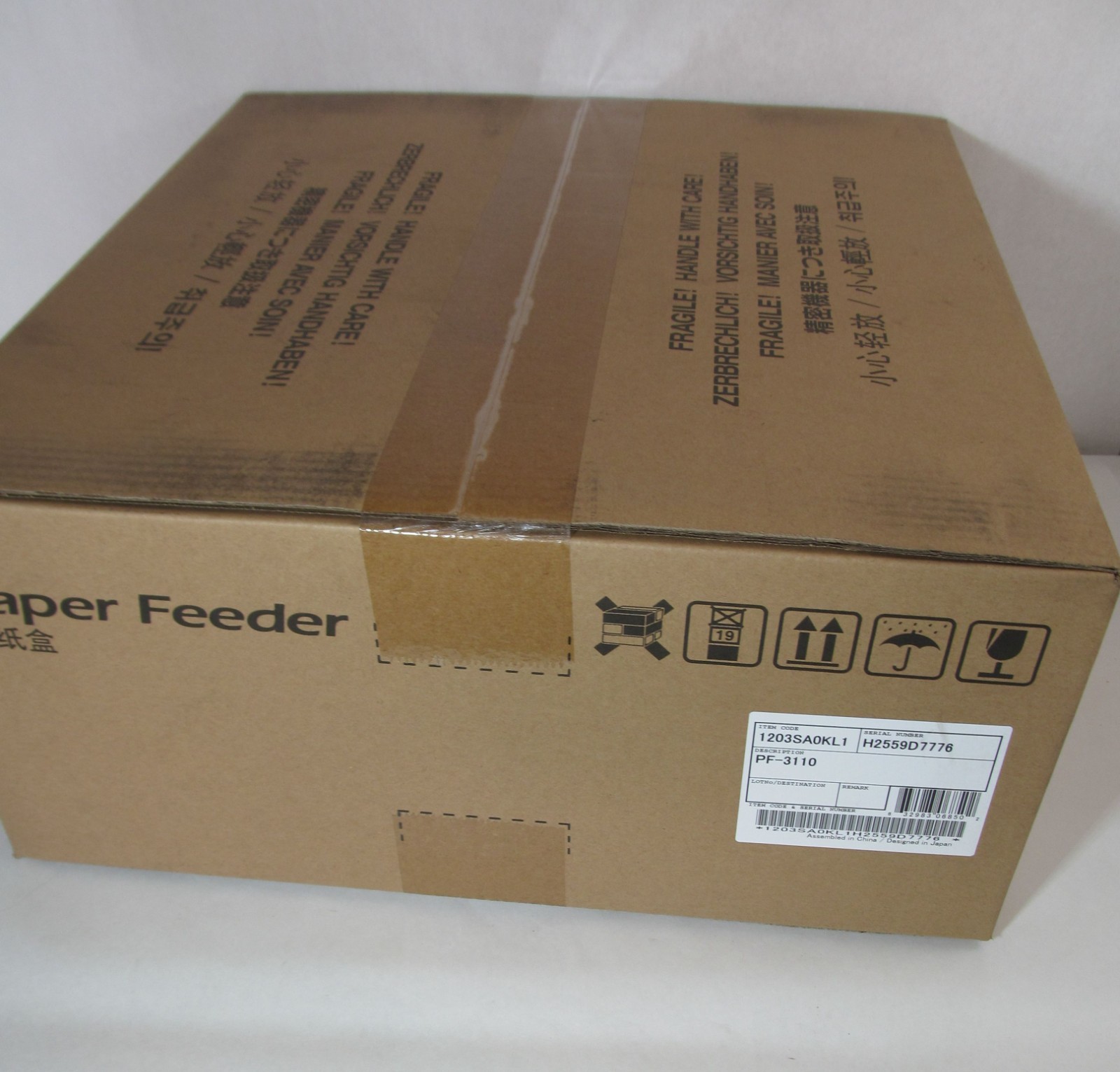 NEW KYOCERA ECOSYS PF-3110 500-SHEET PAPER FEEDER/ TRAY 1203SA0KL1 USA SELLER