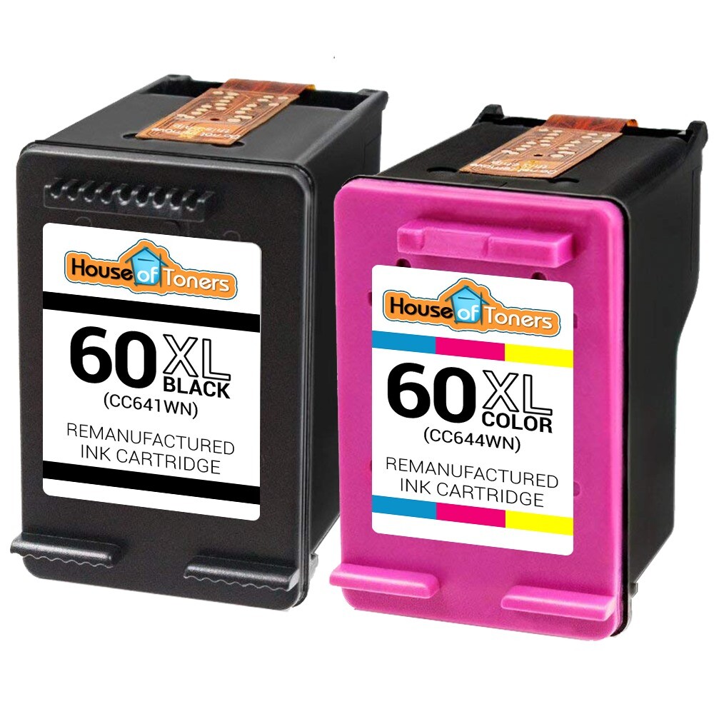 60XL 61XL 62XL 63XL 64XL 65XL Fits HP Black Color Ink Cartridges HP 60 Lot
