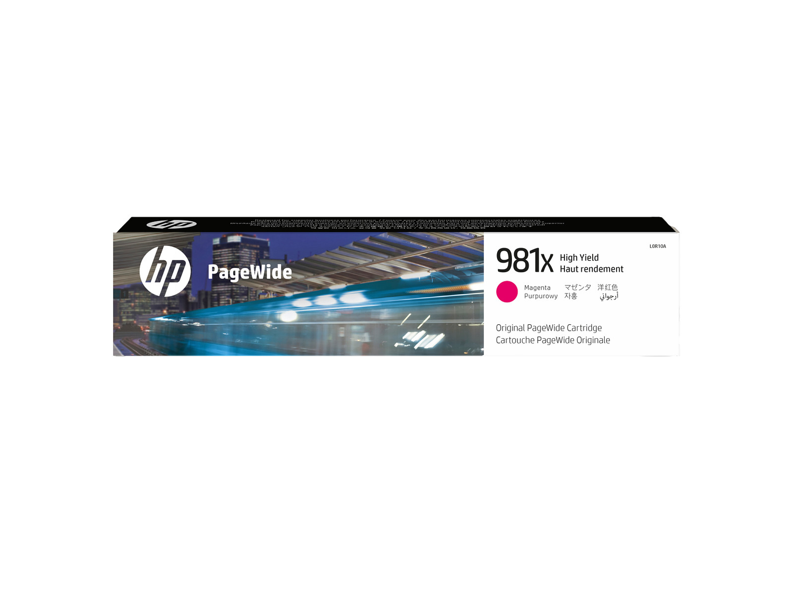 HP 981X High Yield Magenta Original PageWide Cartridge, ~10,000 pages, L0R10A