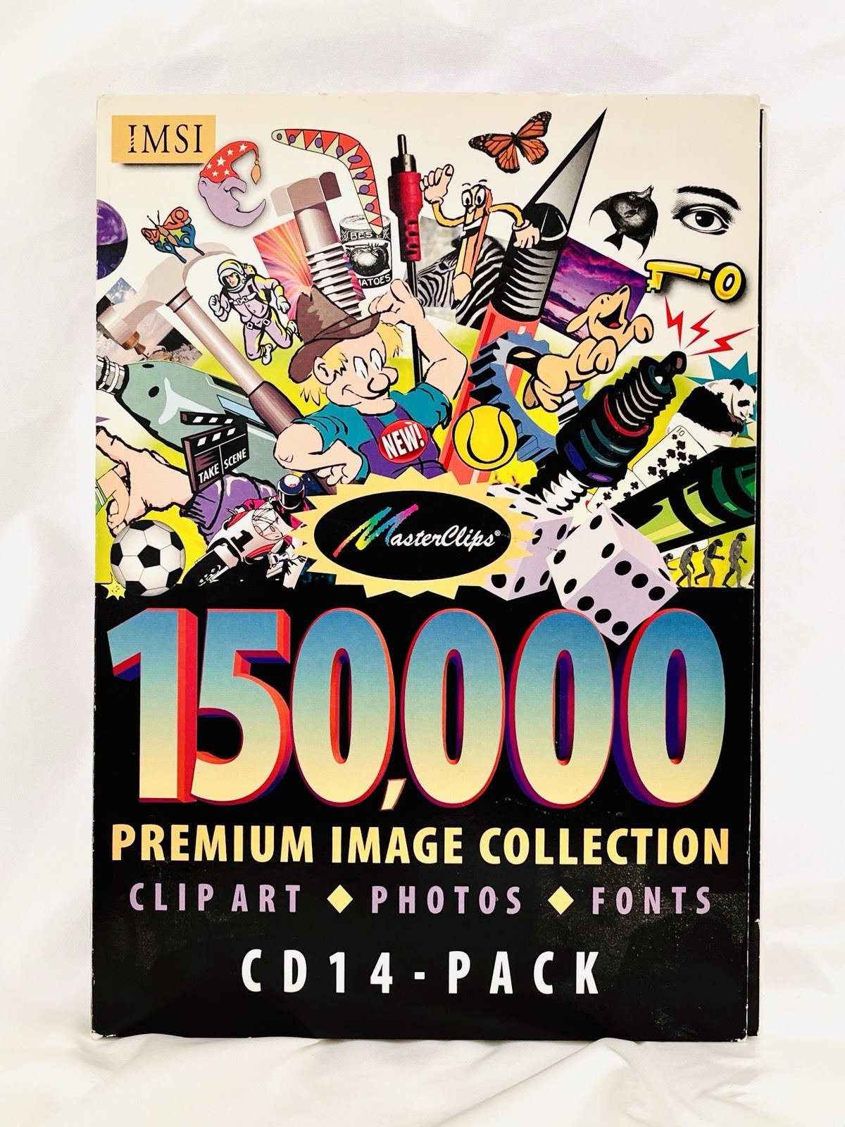 150,000 Premium Image Collection IMSI Master Clips 14 CD for Mac 1997
