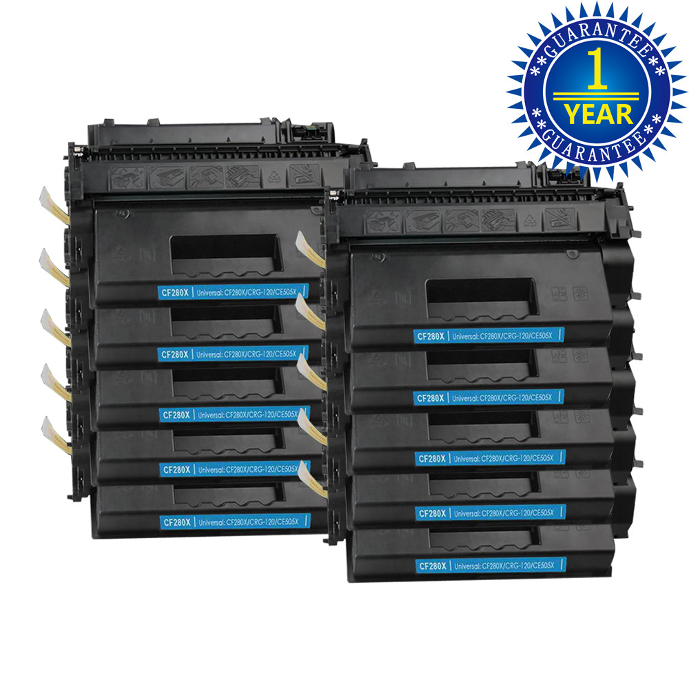10PK CF280X Toner Cartridge High for HP 80X Laserjet Pro 400 M425dn M401dn M401n