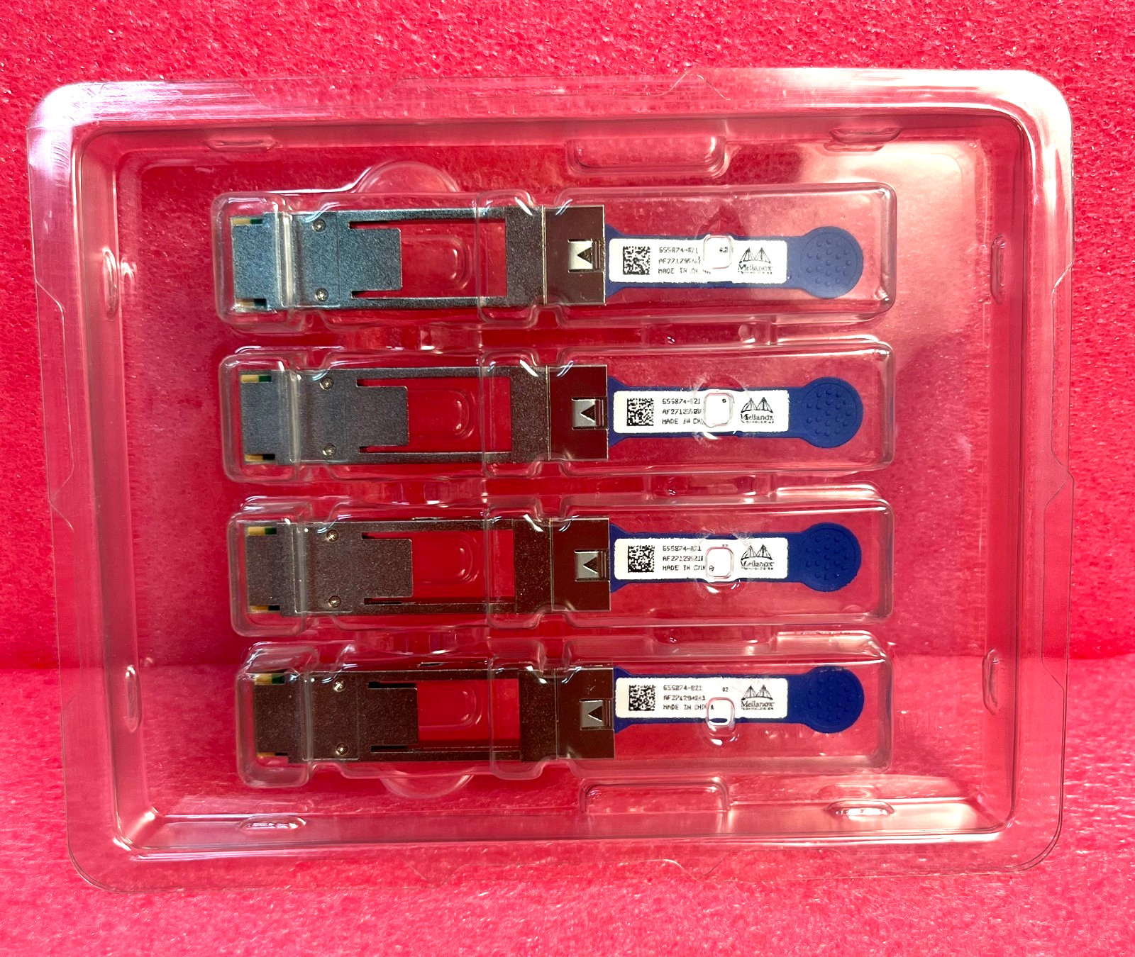 Lot of 4 HP 655874-B21 QSFP To SFP+ Converter Adapter Compatible Mellanox/ Cisco