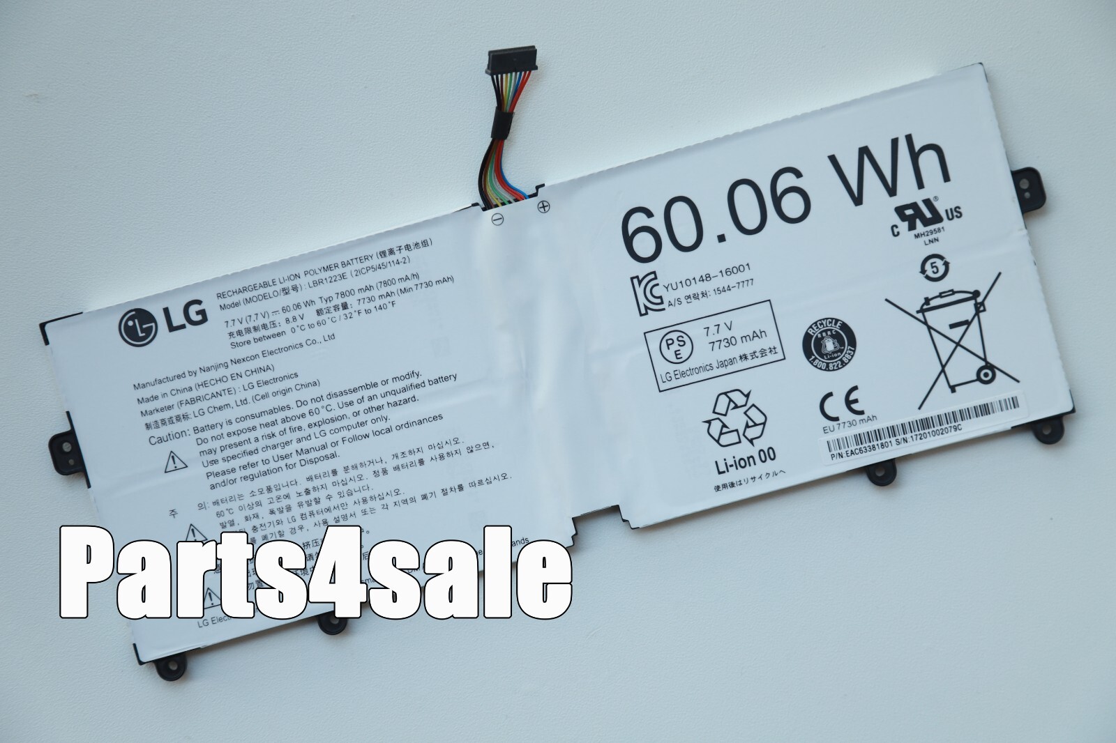 60.06Wh Genuine LBR1223E Battery For LG Gram 13Z970 13Z975 14Z970 15Z970 15Z975