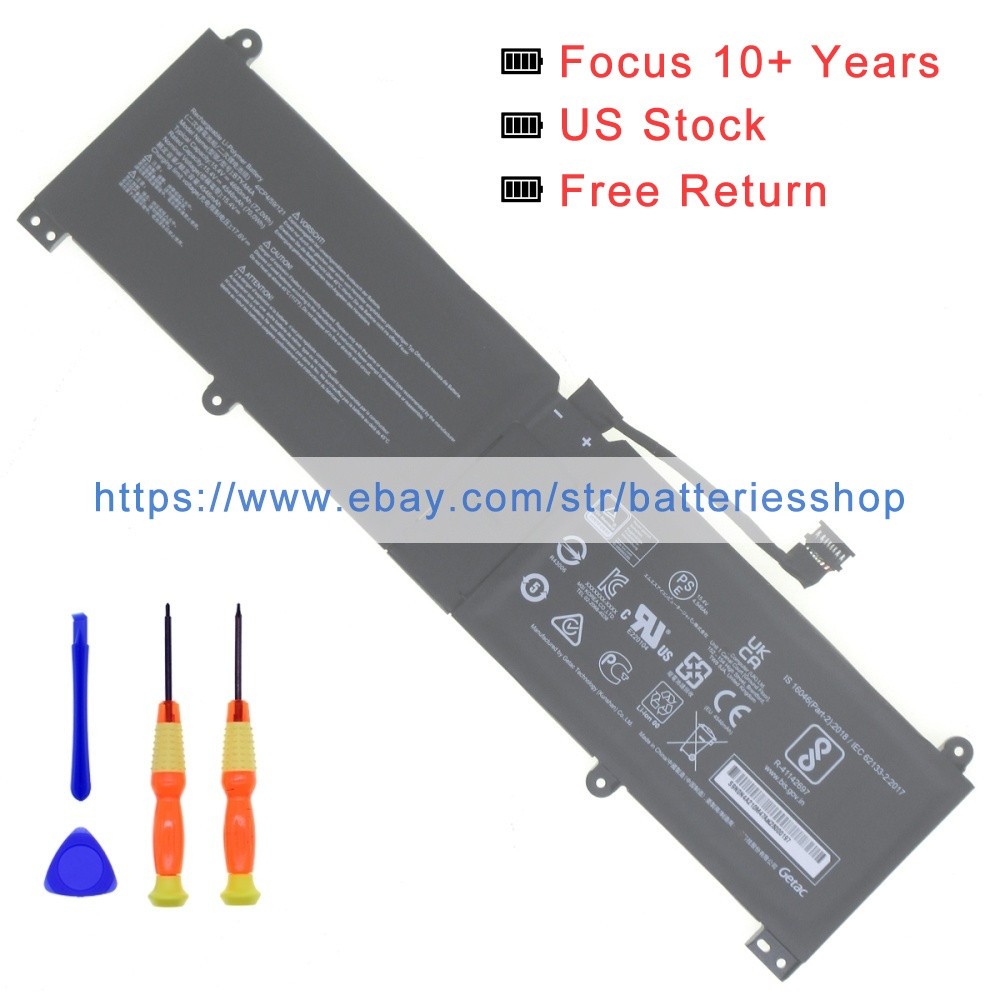 Genuine MSI Stealth 14 Studio A13VF A12MT A13MT A13VG A1VGG BTY-M4A battery