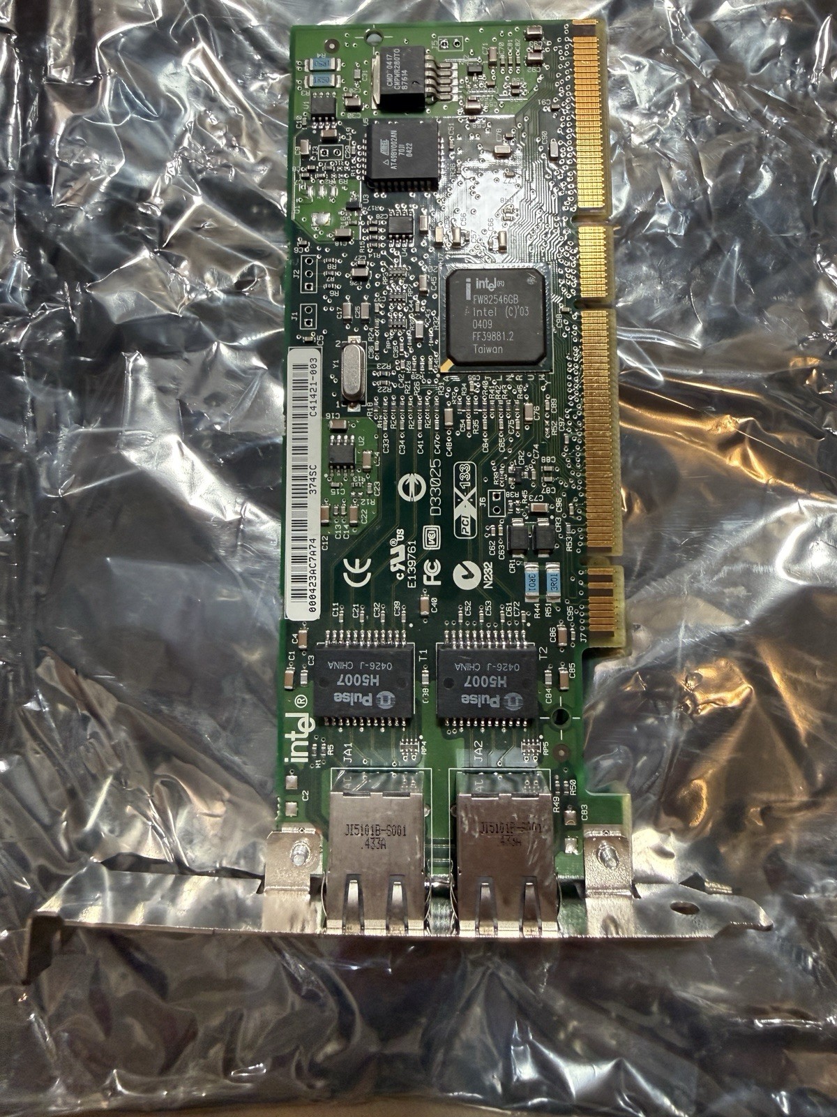Intel D33025 Dual Port Gigabit Ethernet PCI-X Server Network Adapter NIC