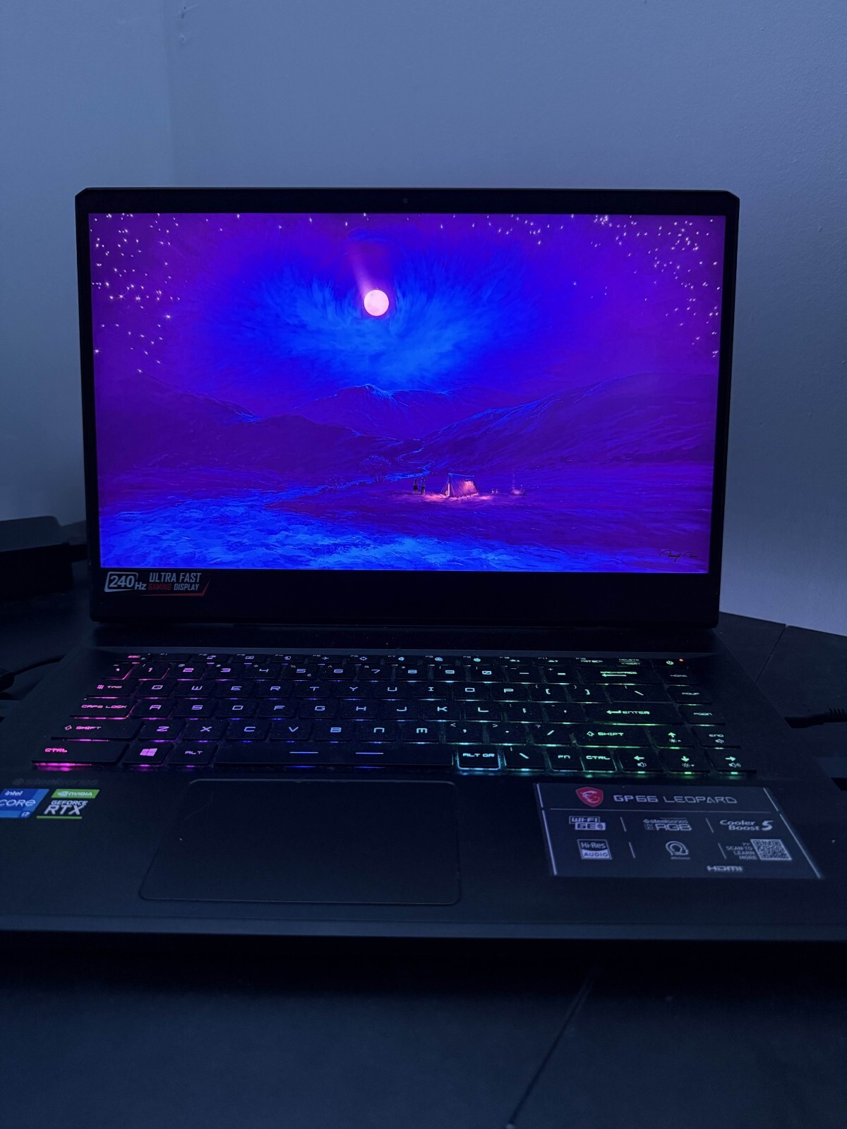 MSI GP66 Leopard - 15.6" 240Hz i7-11800H RTX 3080 64GB RAM 1TB SSD Gaming Laptop